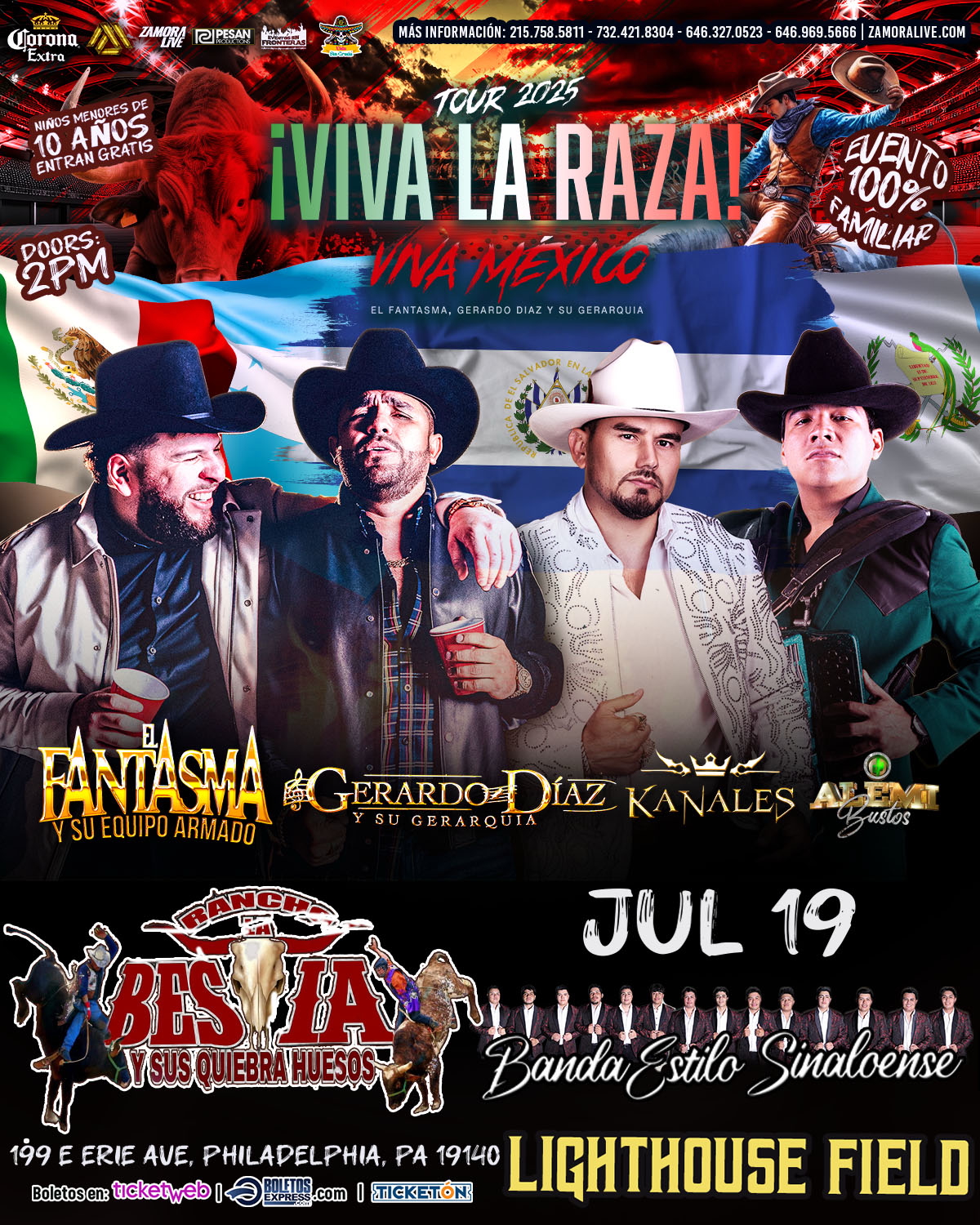 Buy tickets for EL FANTASMA Y GERARDO DÍAZ & SU GERARQUIA • KANALES • ALEMI BUSTOS EN LIGHTHOUSE FIELD EL FANTASMA Y GERARDO DÍAZ & SU GERARQUIA • KANALES • ALEMI BUSTOS EN LIGHTHOUSE FIELD