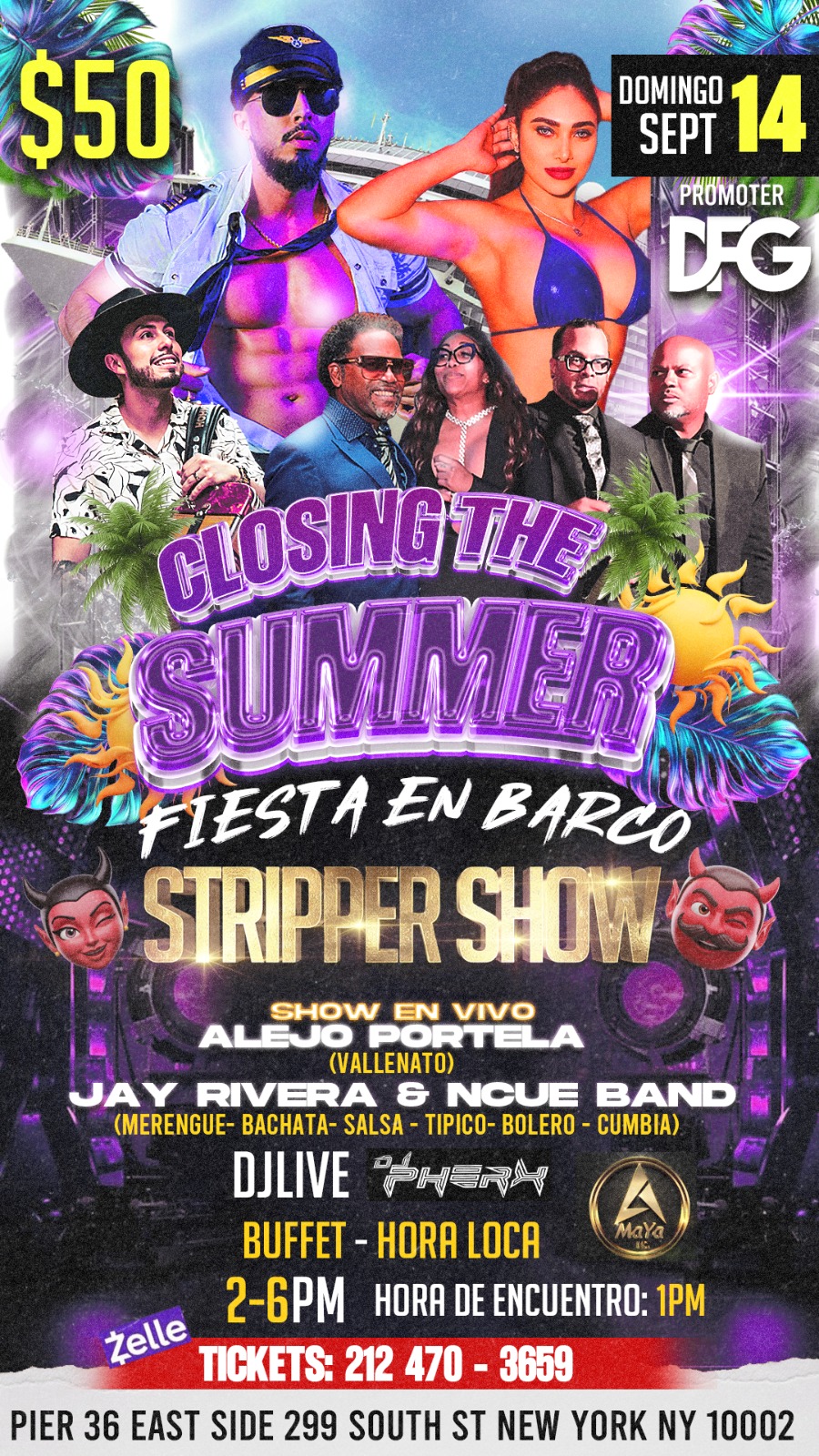CLOSING THE SUMMER FIESTA EN BARCO