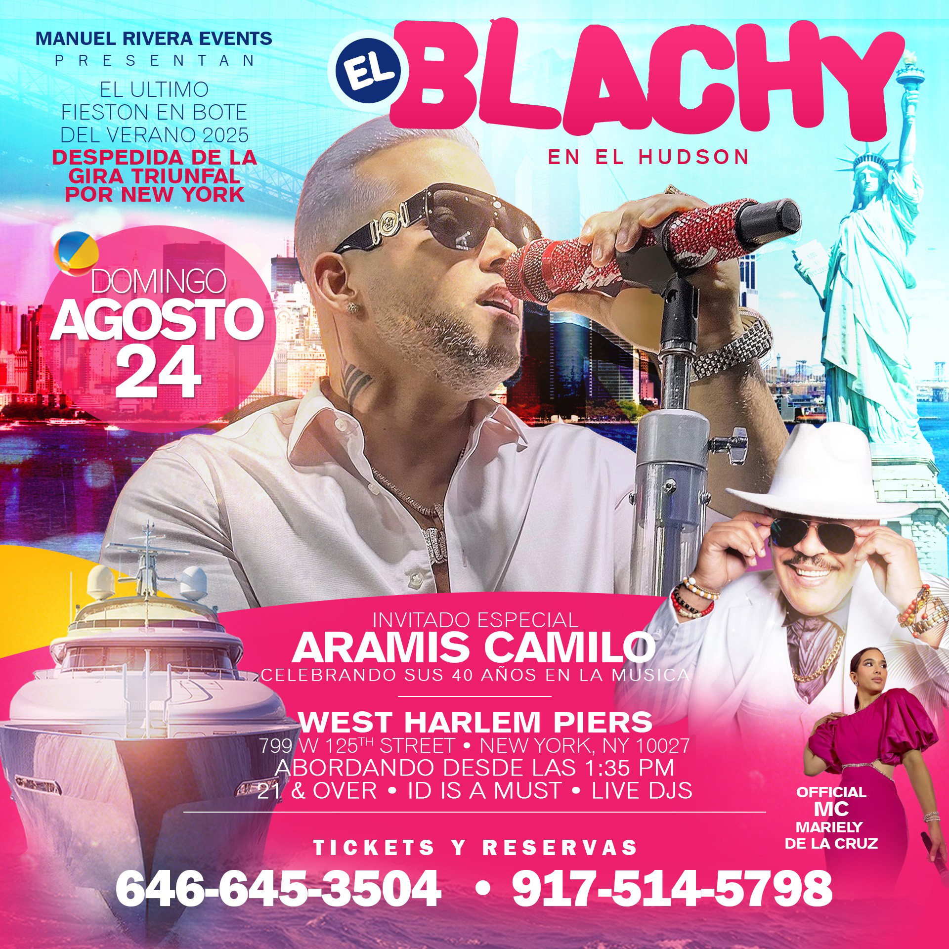 EL BLACHY & ARAMIS CAMILO EN EL HUDSON